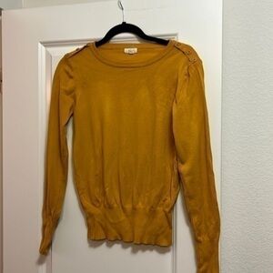 Debut Women’s golden sweater size large preloved
